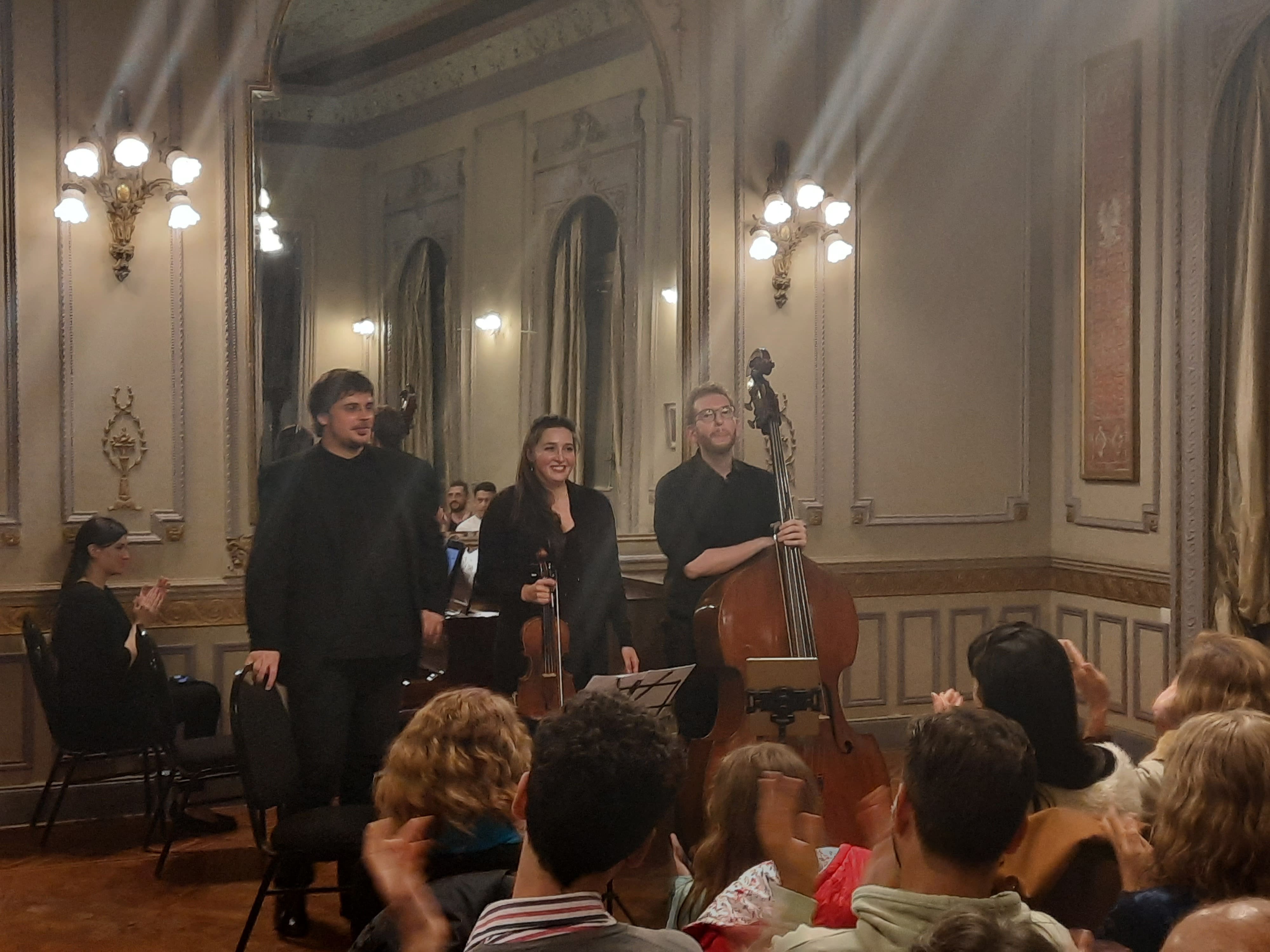 El trío Glava – Medina – Biggeri en la Casa Polaca