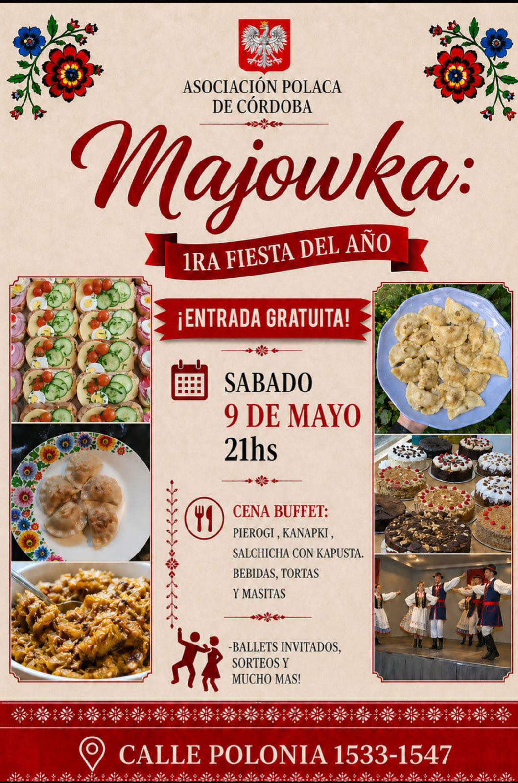 Majówka en la Asociación Polaca de Córdoba