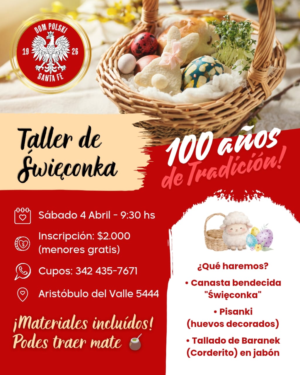 Taller de Święconka en Santa Fe