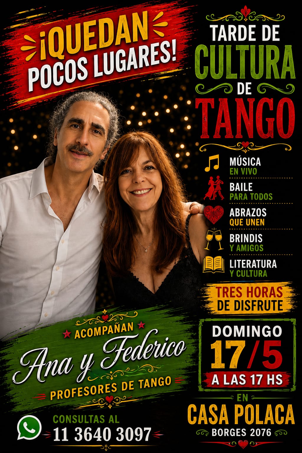 Tarde de Cultura de Tango en la Casa Polaca