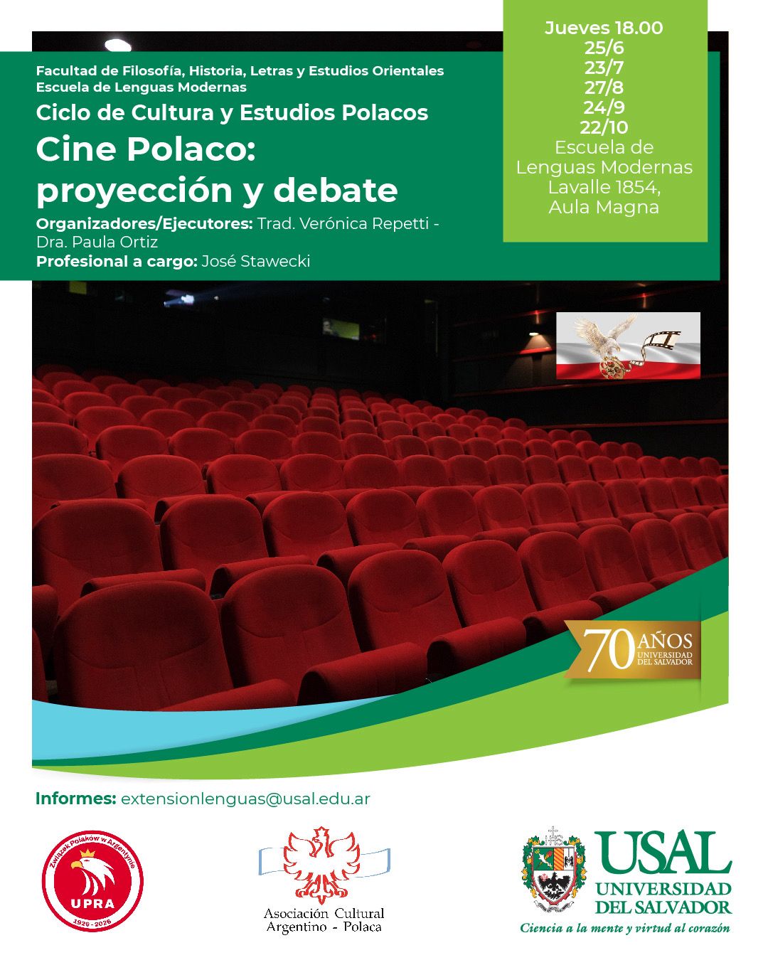 Ciclo de Cine Polaco en la USAL