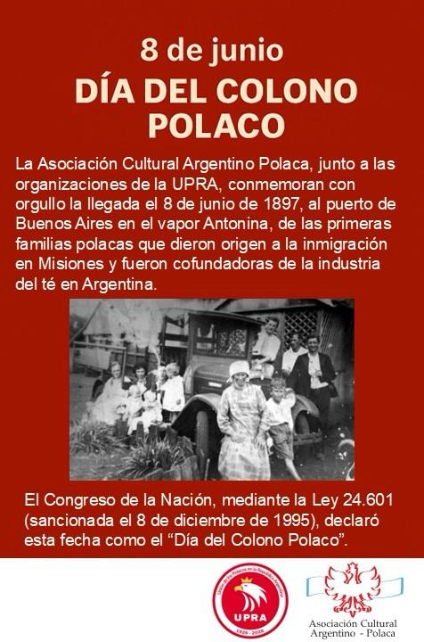 8 de Junio – Día del Colono Polaco