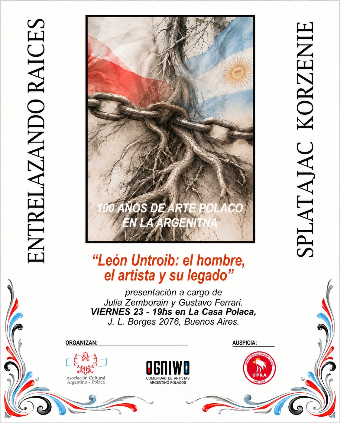 Exposición Entrelazando Raíces