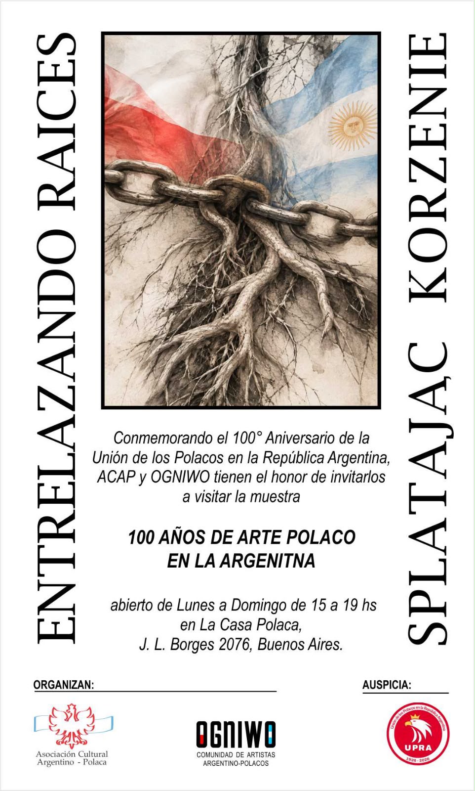 Exposición Entrelazando Raíces