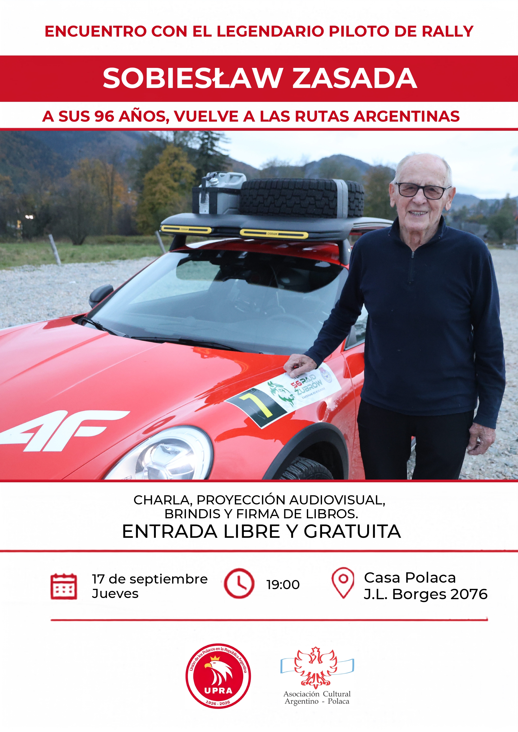Encuentro con una leyenda: Sobiesław Zasada en la Casa Polaca