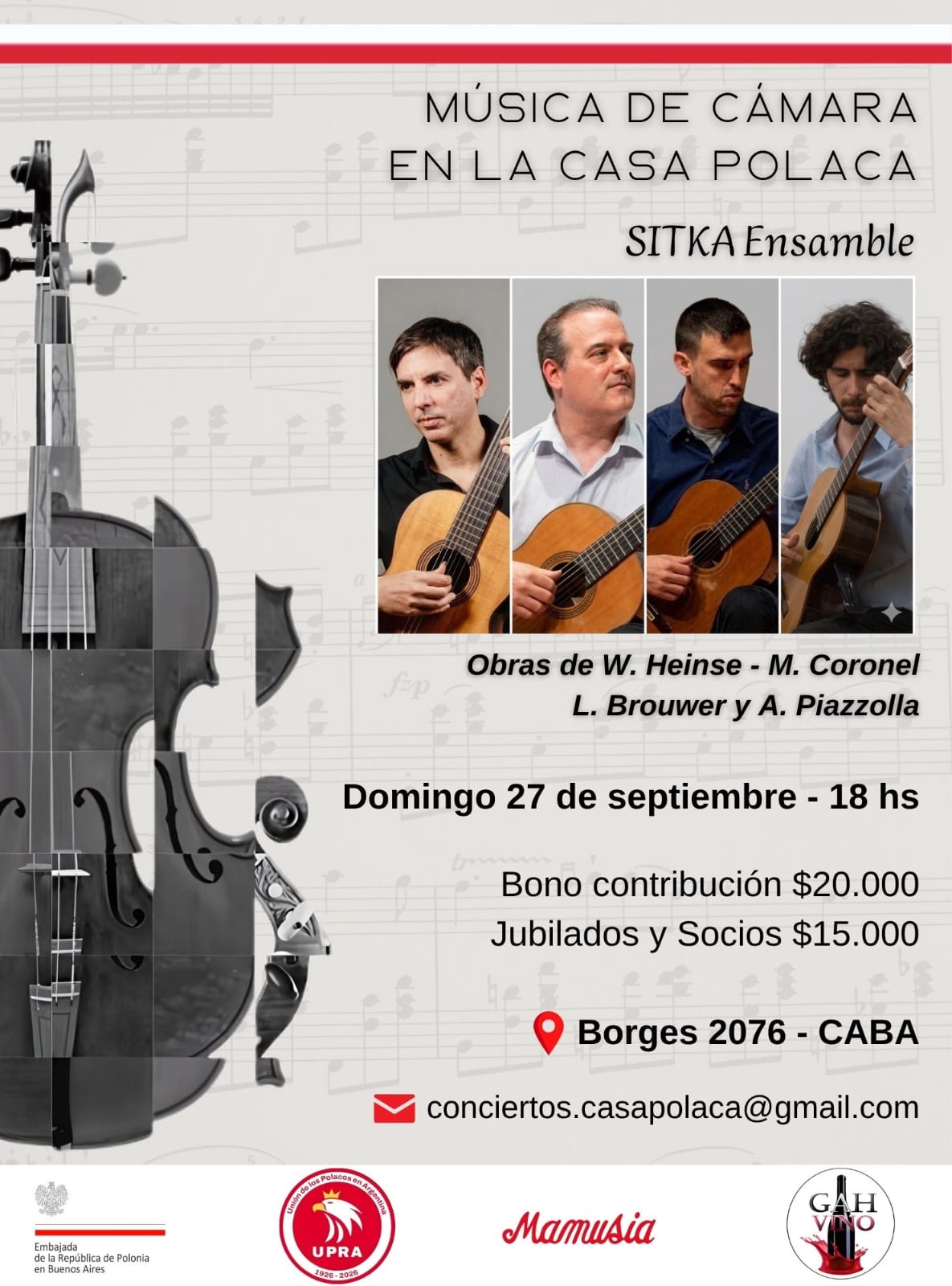 SITKA Ensamble en la Casa Polaca